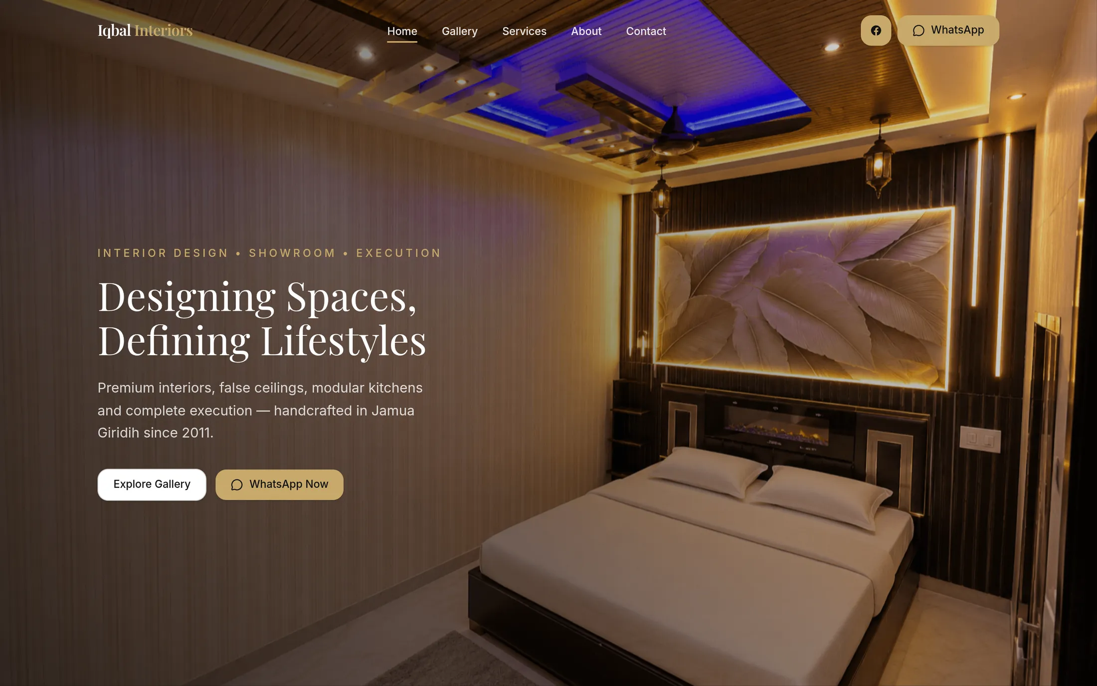 Iqbal Interiors website